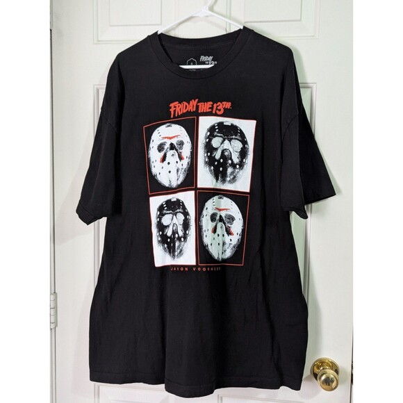 Friday the 13th Jason Voorhees T-Shirt 3XL Black Official Horror Movie Halloween - Picture 2 of 4